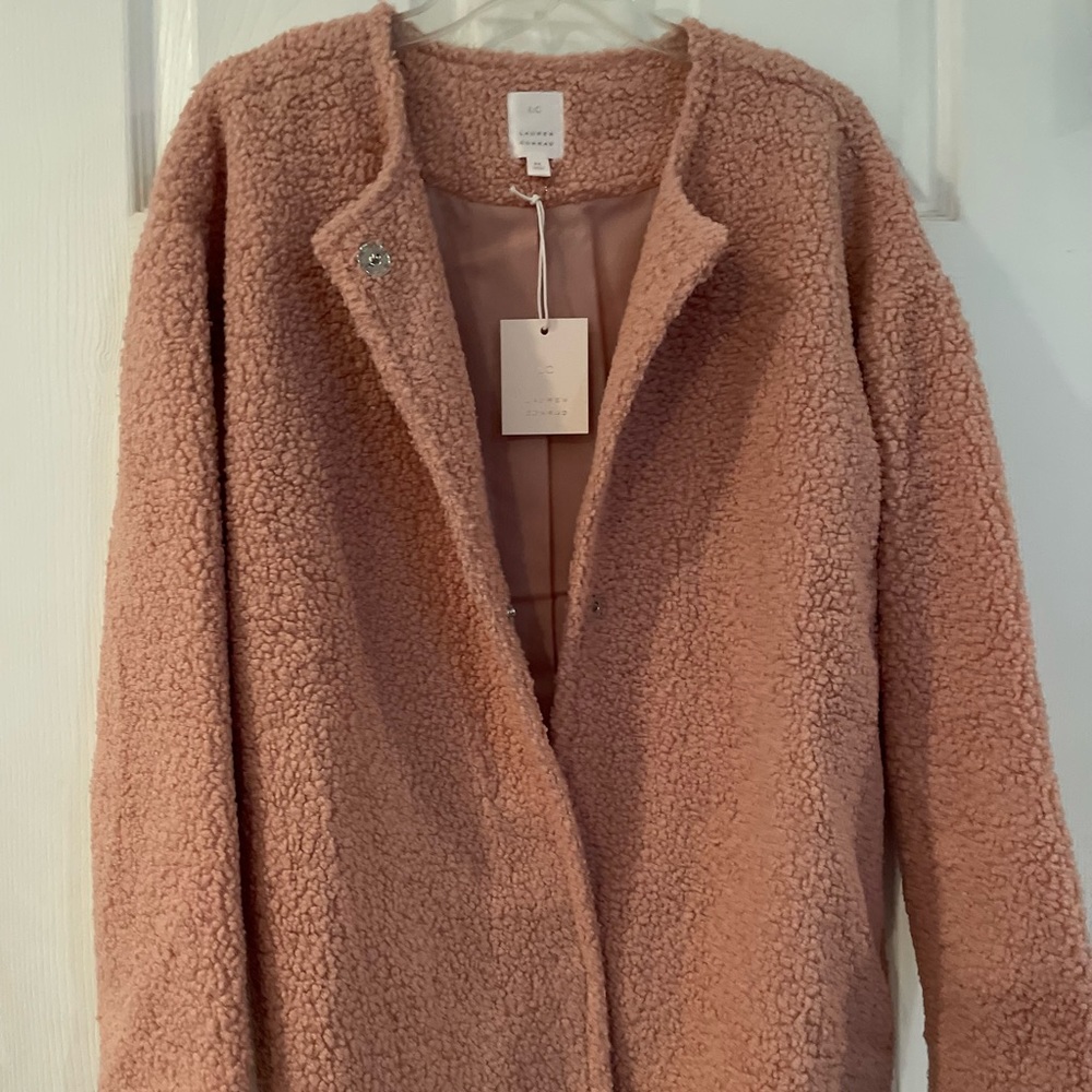 New Women’s LC Lauren Conrad Fashion Jacket Somber Peach Size Medium